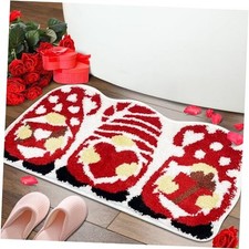  Valentines Day Bathroom Rug, Valentines Day Bathroom Decor, Valentines Gnomes