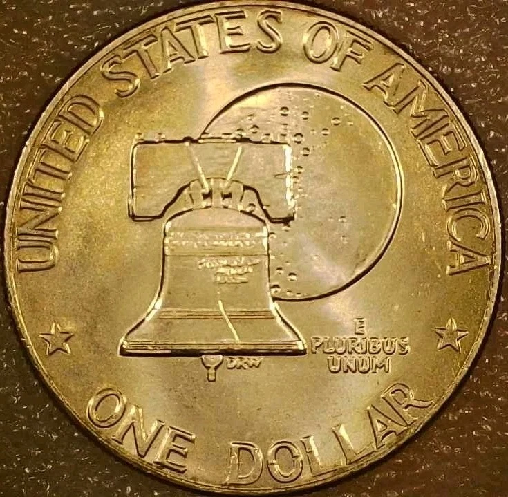 🔥TYPE-2  1776-1976-D BICENTENNIAL EISENHOWER DOLLAR DDO-001  VARIETY w/ FBL - Image 2 of 4