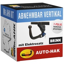 Für Audi Q8 18-23 AutoHak Anhängerkupplung vert. abnehmbar + 7pol spezifisch