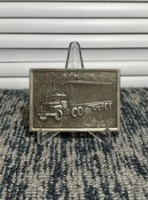 Vintage Semi Truck Belt Buckle