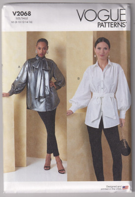 2068 VOGUE - SHIRT & SASH - Sz 8/10/12/14/16