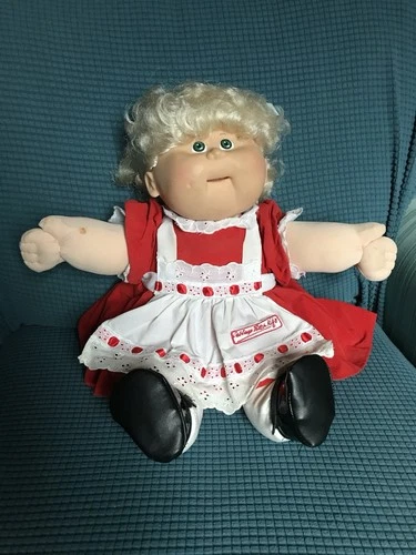 Vintage Talking Series Cabbage Patch Kids Doll Blonde Cornsilk Hair UNTESTED