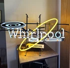 Whirlpool Vintage Home Appliances Neon Light Advertising Sign White/Yellow/Black