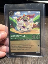 DISNEY LORCANA BUZZ LIGHTYEAR SPACE RANGER AMC DOLBY TOY STORY MOVIE PROMO CARD