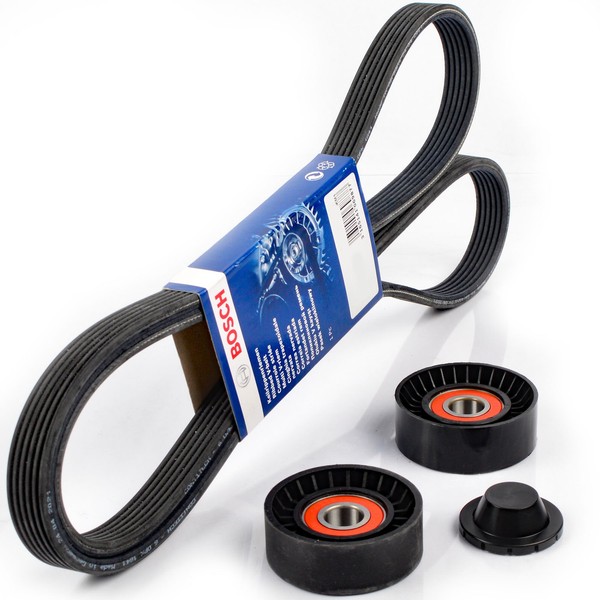 Bosch 6DPK1841 Keilrippenriemen + Rolle FüR Volvo S60 V70 2.4 Mit Klima-image