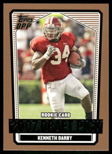 2007 Topps Draft Picks & Prospects #108 Kenneth Darby Rookie RC Alabama card. rookie card picture