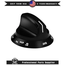 For Frigidaire Electrolux AP4560389 Cooktop Range Burner Knob 316544007 Upgraded