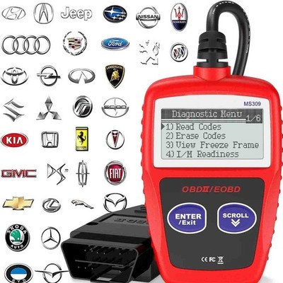 MS309 OBD2 Scanner Universal CarEngine Fault CodeReader OBDII CANDiagnostic Tool