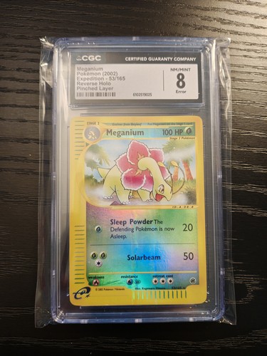 Meganium graded CGC 8 for sale on eBay