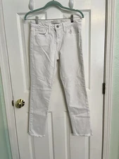 Joe's Jeans Women’s Size 26 Mid-Rise Skinny Ankle White Denim Jeans