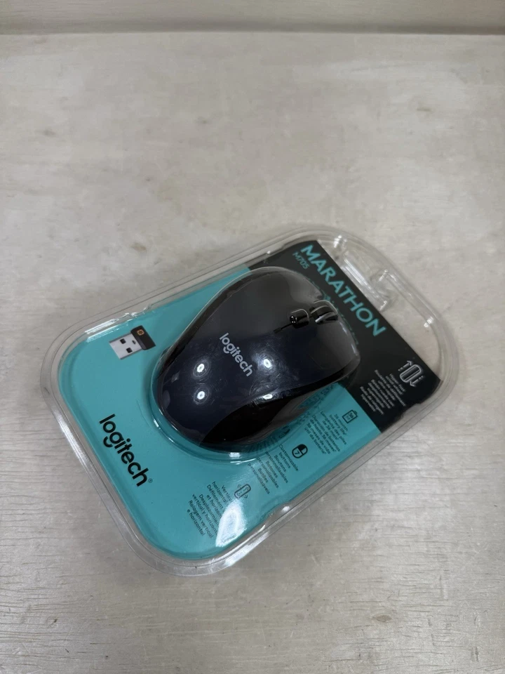 Logitech M705 MARATHON Wireless Wheel Mouse - 8-BUTTON VERSION - NEW&SEALED - Image 4 of 4