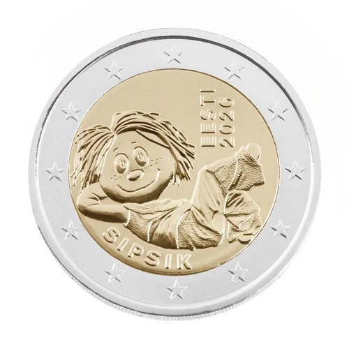 ESTONIA - 2 € commemorative coin 2026 - Children’s storybook character - Sipsik