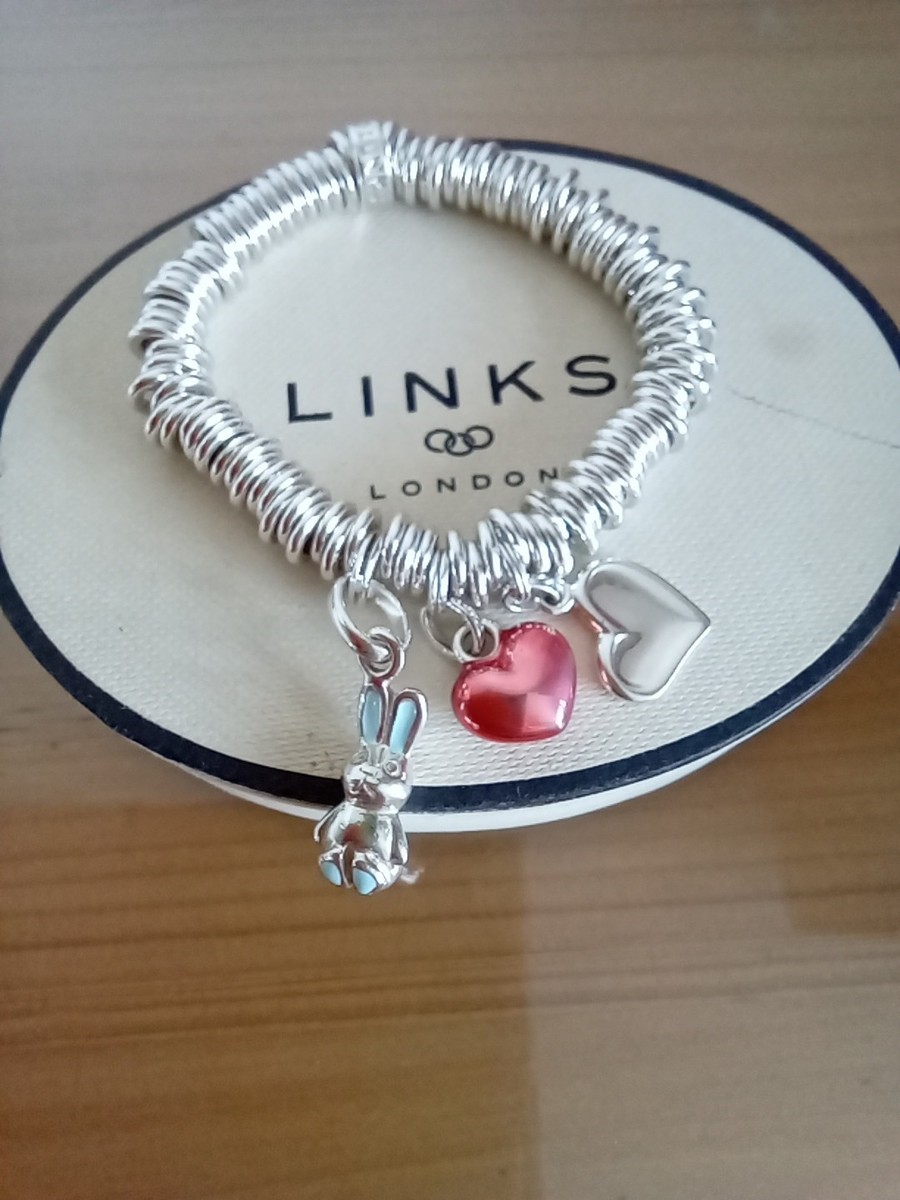 Links of London Sweetie Childs Bracelet With Charms Extremely