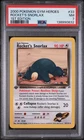 2000 POKEMON GYM HEROES 1ST EDITION #33 ROCKET'S SNORLAX PSA 7