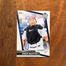 Omar Martinez Autographed 2024 Choice Signed Card #17 - Hudson Valley Renegades