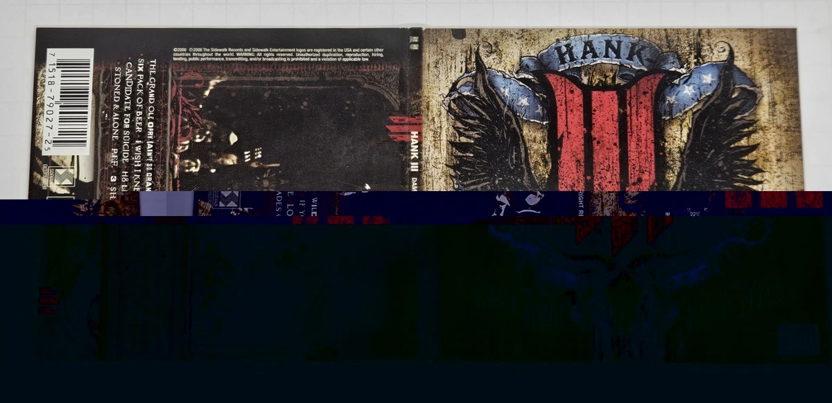 Hank Williams III Music CDs for sale | eBay