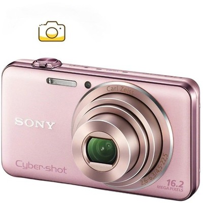 Sony Cyber-Shot DSC-WX7 Digital Camera 16.2 MP 5x Optical Zoom Auto Focus - Pink