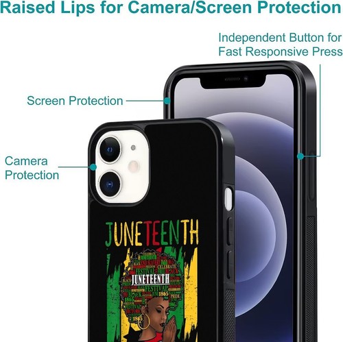 For Samsung A15 A16 S23 S24 S25 Ultra FE Plastic TPU Case Juneteenth Freedom Day - 第 8/25 張圖片