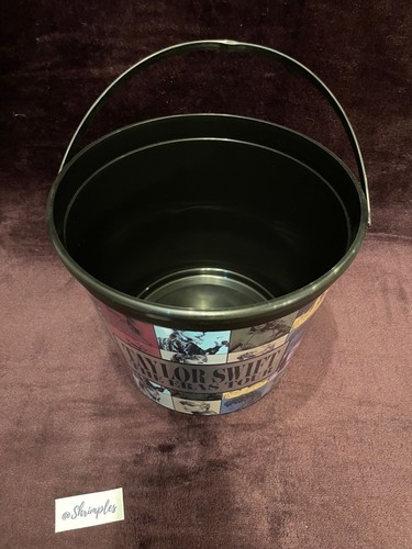 Taylor Swift The Era's Tour AMC EXCLUSIVE POPCORN BUCKET Black Plastic NEW - Picture 3 of 4