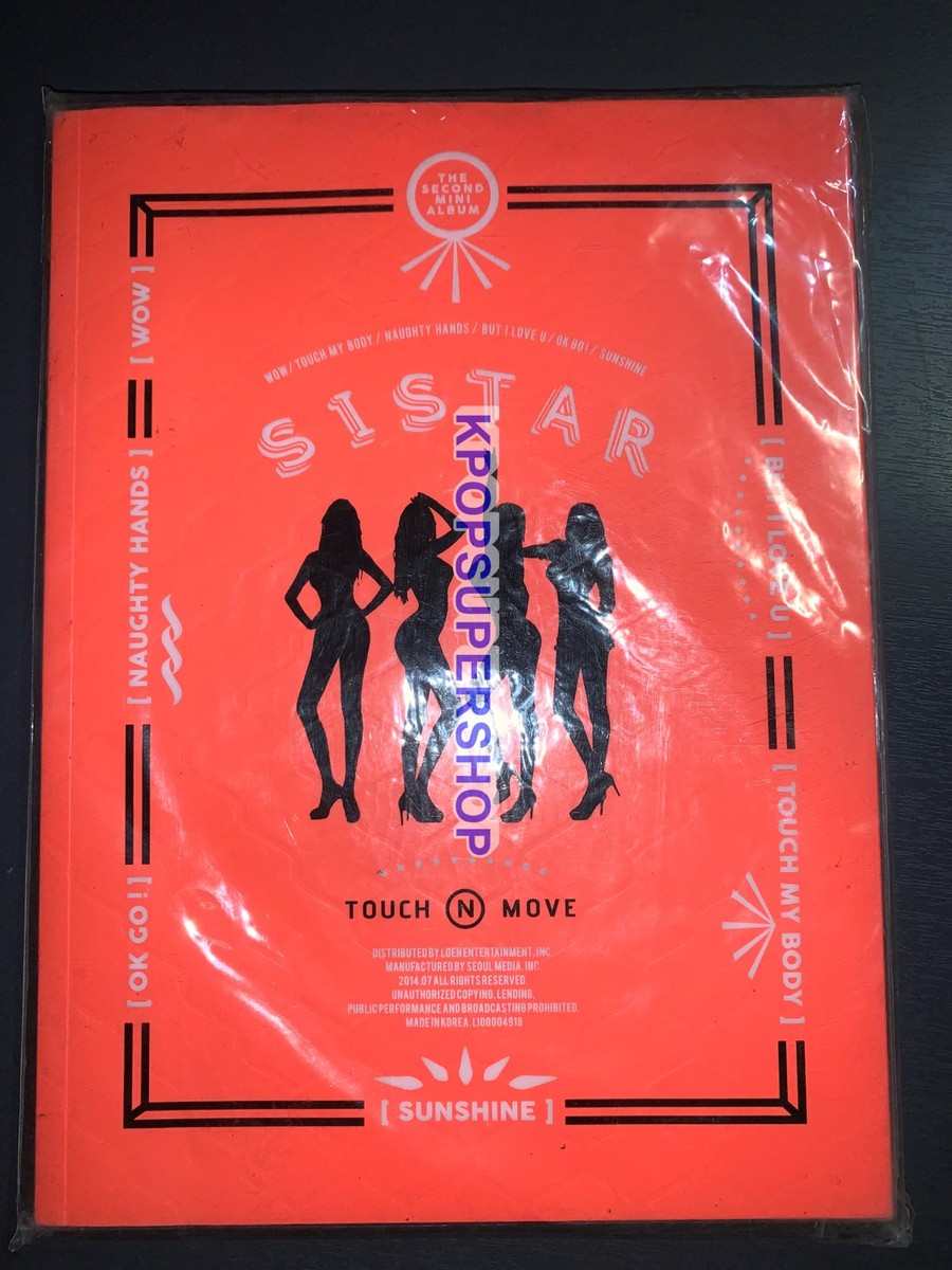 【即発送可能】 Sistar The Second Mini Album Touch N Move CD NEW Sealed OOP K-POP・アジア