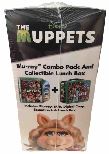 The Muppets (Blu-ray, DVD, Digital Copy, Soundtrack & Collectible Lunch Box) New - Foto 3 di 5