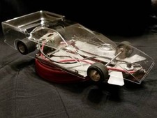 1/24 FIGURE 8 SLOT CAR BODY-CLEAR BODY ONLY- HIGH DOWN FORCE 4130