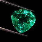 Certified Natural Colombia Green Emerald 6.77 Ct Loose Gemstone Emerald Cut Gems