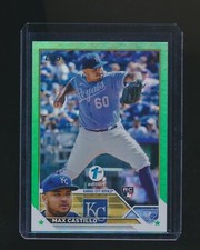 MAX CASTILLO 2023 TOPPS 1ST EDITION GREEN FOIL RC PARALLEL 051/150