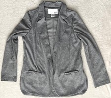 Bar III Women's Gray Blazer Jacket : Size Medium