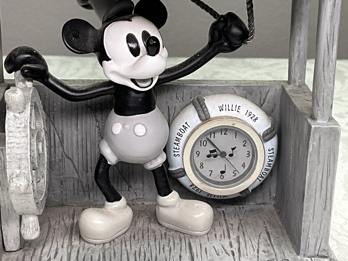 ミッキーマウス アメリカフラッグヴィンテー ジ　置物　レア Vintage Disney Parks Mickey Mouse as Steamboat Willie Anniversary