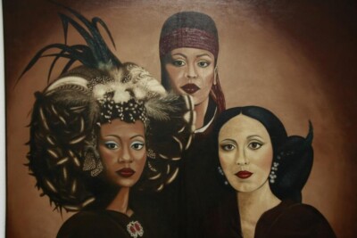 ein ÖL - BILD     130cm X 230cm     ( The Ritchie Family )