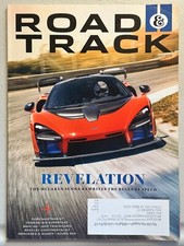 ROAD & TRACK MAGAZINE AUG 2018 MCLAREN SENNA COVER & STORY FORD MUSTANG GT PP2