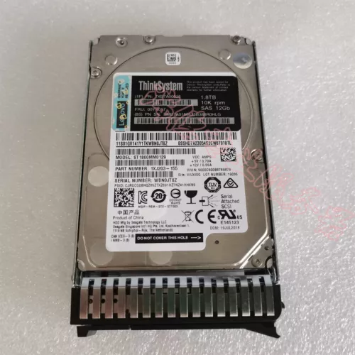 Lenovo SR550 SR650 Hard Drive 00YK017 7XB7A00028 1.8TB 2.5 12G SAS