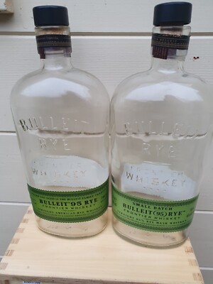 2x Bulleit Rye Whiskey Leerflasche - 