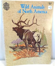 Wild Animals of North America Gloria & Pat 1966 Cross Stitch Pattern Booklet