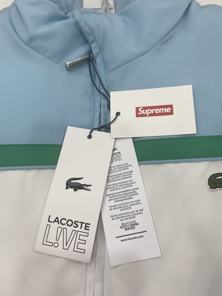 Size M - Supreme LACOSTE Jacket Puffy Half Zip Pullover Size M - Supreme LACOSTE Jacket Puffy Half Zip Pullover