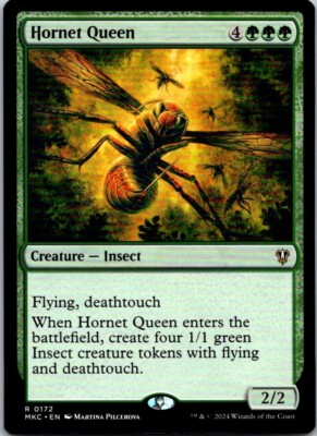 Magic the Gathering Hornet Queen Murders at Karlov Manor Commander MTG