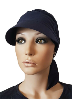 Leichte CHEMO Mütze und SONNENBLENDE Schirm Mütze Bandana leicht ELLY Sommer Neu