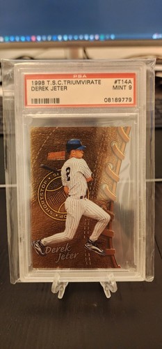 1998 TSC TRIUMVIRATE DEREK JETER #T14A MINT 9 - 08189779