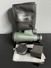 NEW EastPole HD Monocular Scope + Smartphone Holder + Case 12X50 Telescope
