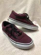 vans old skool mens size 5 Maroon
