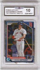 2024 BOWMAN CHROME ROMAN ANTHONY ROOKIE CARD BOSTON RED SOX OUTFIELDER