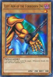 Left Arm of the Forbidden One YGLD-ENA21 Yugi's Legendary Decks