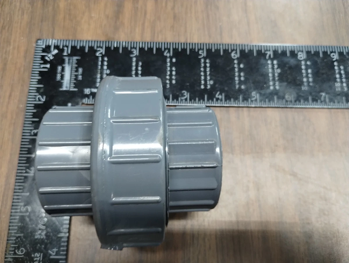Lot 14 Lasco PVC Union Socket Connect 1/2 80 FKM ORing, 44 OFF