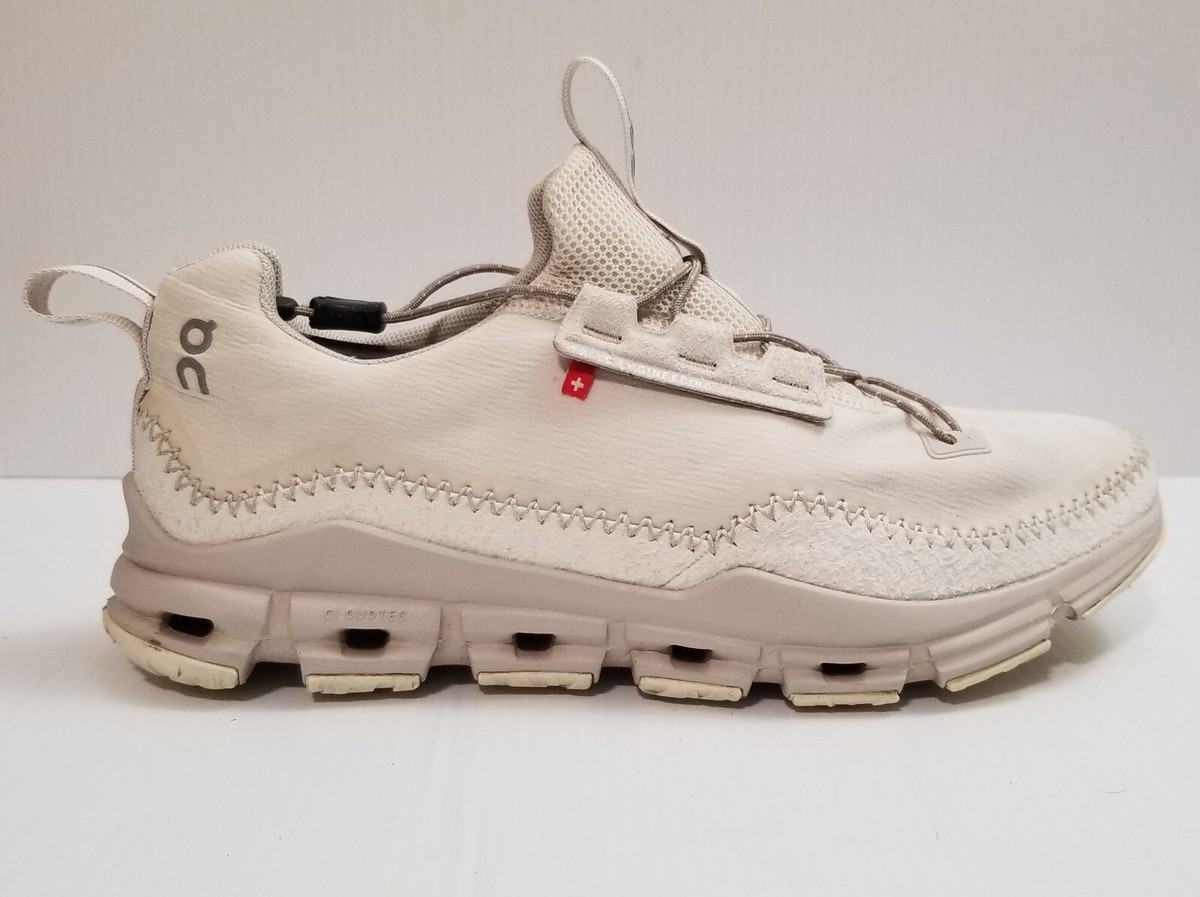 On Womens 9.5 Cloudaway Running Shoes Ivory/Pearl Sneakers