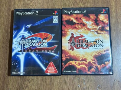 Drag-on Dragoon 1 & 2 Drakengard Set PS2 Sony PlayStation 2 Square Enix Japan