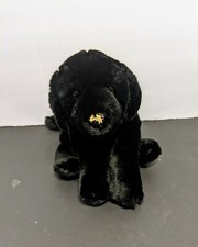 Toys R Us Animal Alley Black Lab Puppy Dog 11" Plush Stuffed Animal Toy