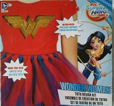 NEW SEALED DC Super Hero Girls Wonder Woman Tutu Design Kit 8 