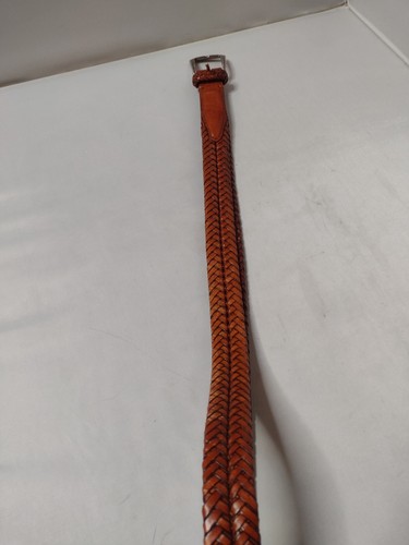 Bill Adler Men’s Genuine Leather Woven Braided Belt 40 Brown Western M - Picture 3 of 7