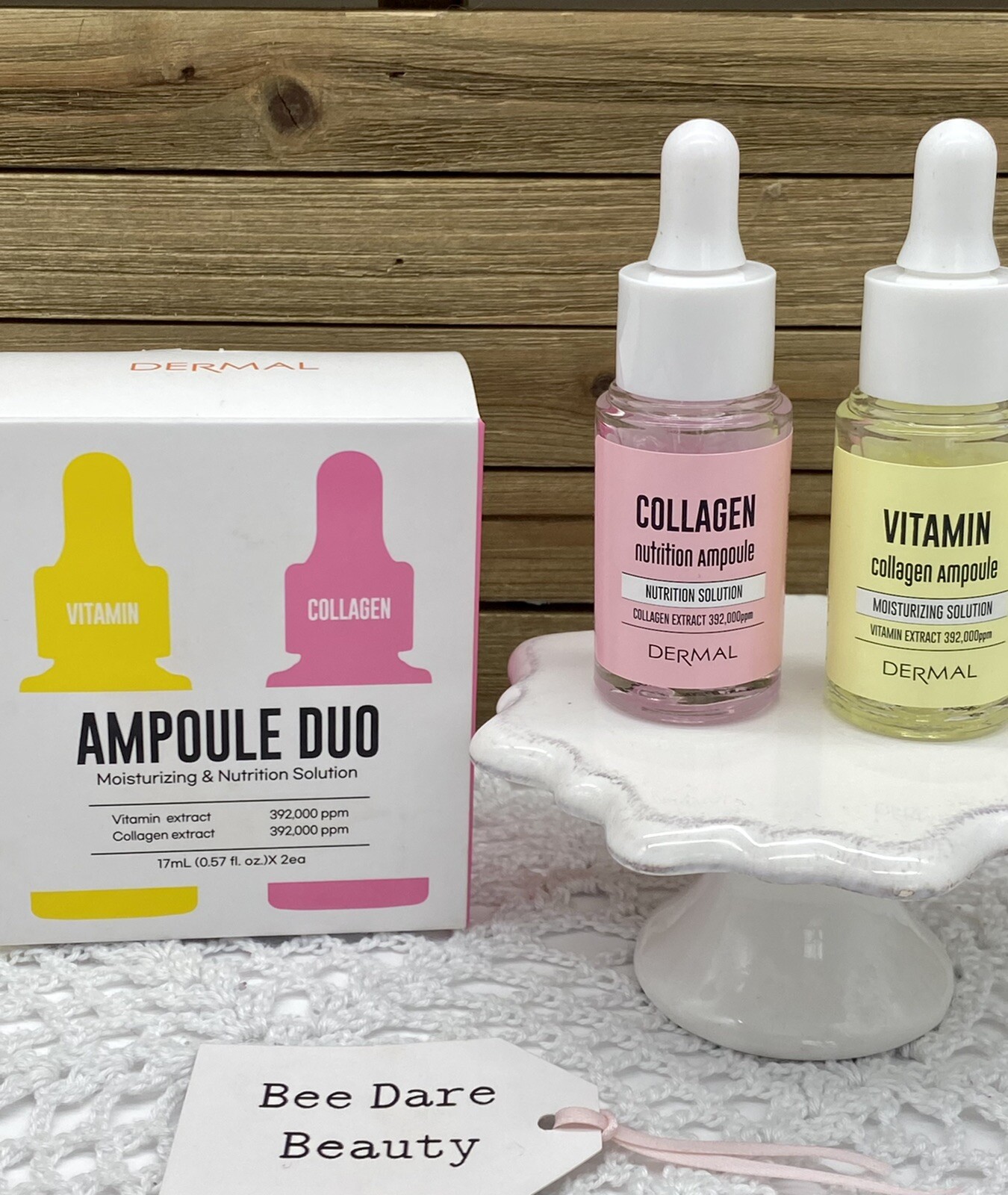 Dermal Ampoule Duo Vitamin Collagen & Collagen Nutrition Serums NIB eBay